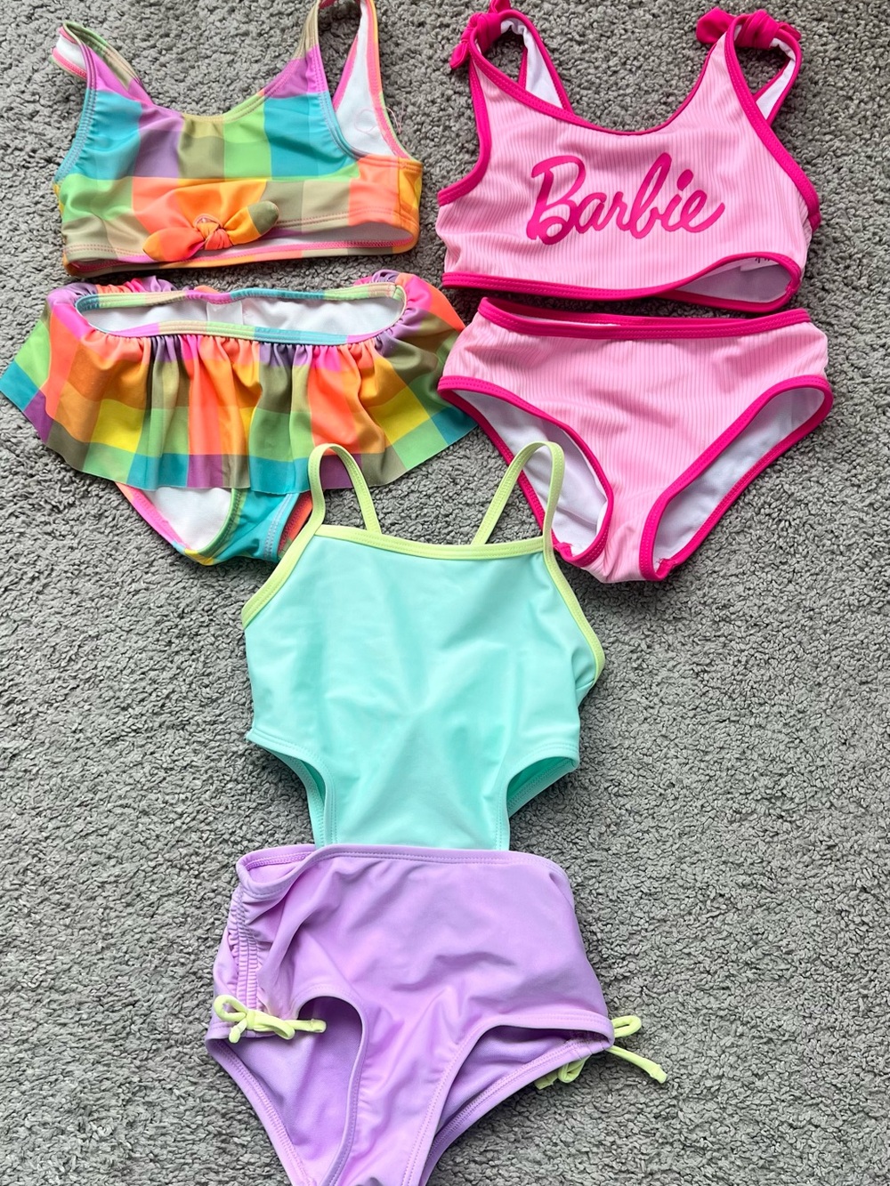 Target Kids Swim Mix – Pink, Rainbow, Mint & Lilac Bikini Set